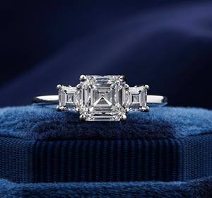 แหวนหมั้นสำหรับผู้ชายและผู้หญิงแหวนแต่งงานทองคำ10K 14K 18K ตัดเพชรธรรมชาติสาม2023 - Product Image 1