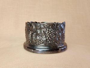 Luxury Stainless Steel Nickel Plated <b>Bottle</b> <b>Coaster</b> for Dining Table Home Bar Kitchen Decor Handmade Durable Bar Accessories Set - Product Image 2