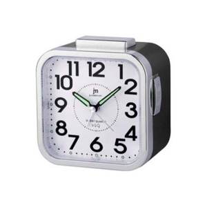 Reloj Despertador Negro JA7051N JUSTAMINUTE con Función de Repetición para Escritorios y Mesas, Diseñado para Lowell - Product Image 1