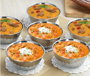 Prêt à l'exportation : Bol de service en métal indien en gros, idéal pour la présentation de repas en restaurant, la décoration de table à la maison et l'organisation d'événements. - Product Image 6