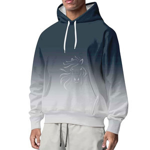 Sweat-shirt à fermeture éclair pour hommes avec poche Offre Spéciale nouveau design léger printemps automne hiver veste 100% coton motif solide - Product Image 2