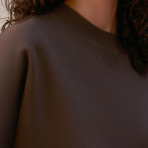 Sudadera de algodón de peso pesado para mujer, ropa de calle de gran tamaño, sudadera personalizada Lisa gruesa/último diseño, sudadera personalizada con hombros caídos - Product Image 4