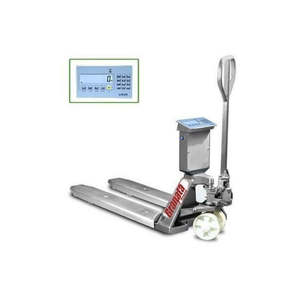 Nouvelle chariot élévateur à palettes en acier inoxydable avec balance - Product Image 1