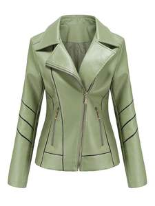 Vestes en cuir véritable de haute qualité: une durabilité de base de mode classique élégance élégante intemporelle mode mat brillant - Product Image 2