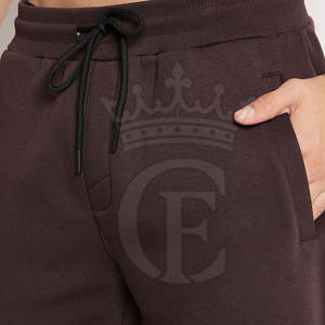 Ensemble deux pièces pour hommes, haut tendance pour l'hiver, haut écologique à motif uni, manches longues et coupe ajustée. - Product Image 6