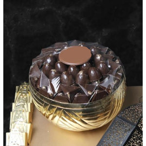 ชามเสิร์ฟช็อคโกแลตสไตล์วินเทจสีทองถ้วยโลหะช็อคโกแลตขนมที่วางขนมหวานสำหรับงานแต่งงานหรือโอกาสพิเศษ - Product Image 3