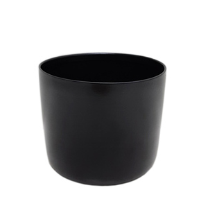 Juego de 2 macetas redondas de hierro, máquina de maceta de arroz de tamaño pequeño de Color negro para exteriores y sala de estar, comedor, decoraciones a granel - Product Image 6