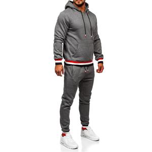 Survêtement pour hommes Jogging Coat Top Bottom Sport Sweat Suit Hoodie Pantalon Pantalon Sweat Suit Sport Wear Hoodies Set - Product Image 4