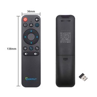 2026 Nuevo Mouse Aéreo de 6 Ejes con Giroscopio 2.4G BT de Modo Dual BPR1S Plus con Aprendizaje por Voz, Código, Android TV Box, PC, IR, Logotipo Personalizado OEM ODM
