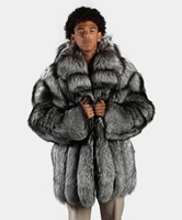 Manteau en fausse fourrure haut de gamme pour homme, conçu pour un style de vie moderne et luxueux, chaud pour l'hiver, en fourrure de vison, tendance