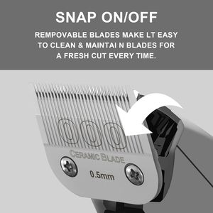 Lames en céramique détachables professionnelles de 0,5 mm pour la plupart des rasoirs, tondeuses et coupe-cheveux - Product Image 6