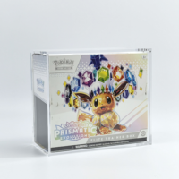 Boîte de rangement pour cartes de jeu ETB en acrylique transparent moderne, résistante aux UV, magnétique, de qualité supérieure