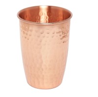 Set Gelas Minum Tembaga Alami dengan 250 Ml Pasokan Grosir Pabrik Set Cangkir Teh & Kopi Tembaga