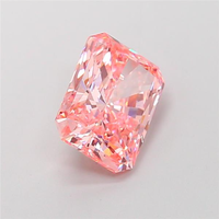 Vente en gros usine – Pierres synthétiques roses taille radiant cultivées en laboratoire, certifiées IGI, en vrac, pour bijoux haut de gamme (pendentifs, colliers, boucles d'oreilles)
