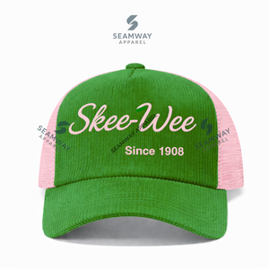 Gorra Trucker Personalizada Alpha Kapa Alpha, Gorra de Malla con Parte Trasera de Malla, Gorra de Alta Calidad con Bordado Informal, Visera Curva de Espuma con Cierre a Presión - Product Image 2