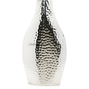 Vente en gros d'usine de vases en métal de couleur laiton poli avec une forme ronde élégante et un design contemporain pour des intérieurs élégants - Product Image 2