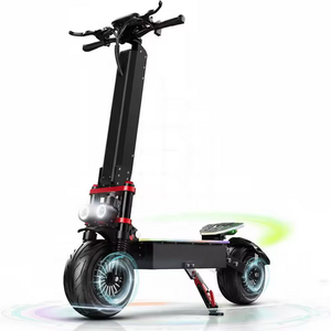 สกู๊ตเตอร์ไฟฟ้าสำหรับผู้ใหญ่ โครงอะลูมิเนียม มอเตอร์คู่ 5600W/7000W ระยะทาง 60/70 ไมล์ แบตเตอรี่ลิเธียม ความเร็วสูงสุด 50/55 ไมล์ต่อชั่วโมง - Product Image 1