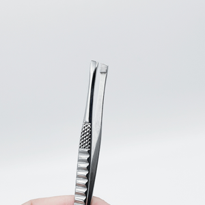 Pince à sourcils polie à pointe inclinée de conception professionnelle meilleure qualité en acier inoxydable dans J1 - Product Image 6