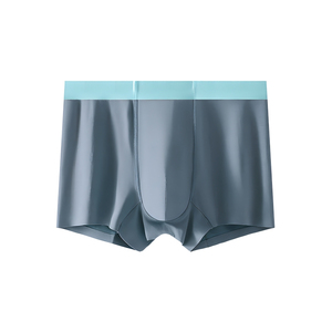 กางเกงบ็อกเซอร์ของผู้ชายกางเกงบ็อกเซอร์พิมพ์ลาย100% ผ้าโพลีเอสเตอร์พิมพ์ซับลิเมชัน2025ใหม่ติดโลโก้ - Product Image 2