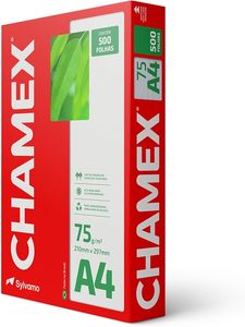 Papel Chamex A4 Copy <b>Paper</b> 70g/75g/80g White Box of 5 Packs (500 Sheets Each) Model Ch402 Low Prices Available - Product Image 3