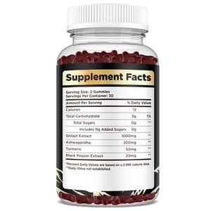 Gomitas de Shilajit del Himalaya 100% Originales con Más de 87 Minerales y 82% de Ácido Fúlvico, Mumijo Shilajit, 60 Gomitas para Hombres y Mujeres - Product Image 5