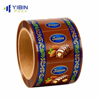 Rouleau de film d'emballage personnalisé pour sachets de café, snacks, bonbons, biscuits – Rouleau composite en aluminium