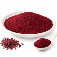 Poudre de Riz Rouge Fermenté Naturel, Extrait de Monascus de Qualité Alimentaire, Marque Privée, Vente en Gros, Fournisseur d'Usine en Vrac