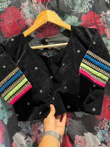 Elegante alta calidad suave Organza seda Sari hermoso estilo paquistaní impresión Digital encaje borde para bodas fiestas otros - Product Image 4