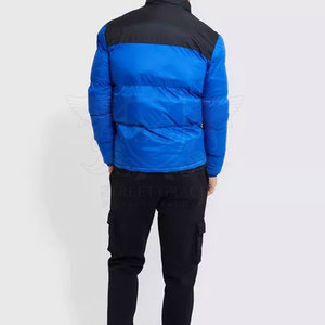 Veste matelassée personnalisée de haute qualité pour hommes avec manches longues et col à capuche vêtements d'hiver produit fini prix de gros - Product Image 2
