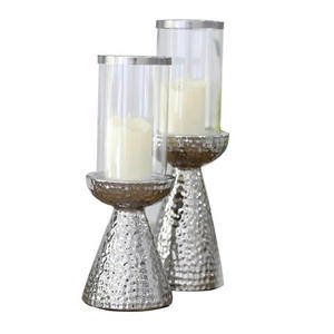 Bougeoir votif en métal pour l'extérieur New Look Design unique pour cadeau de Noël-Beau support de chauffe-plat extérieur - Product Image 5
