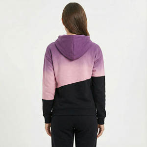 Prix de gros, sweats à capuche élégants pour femmes, couleur tendance, pull à blocs de couleur, design personnalisé, impression de couleur et de taille, sweats à capuche décontractés et amples - Product Image 3