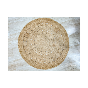 Natural Fiber Jute Rugs Durable Handwoven Carpet for Eco Friendly Stylish Home Decoration - Product Image 3