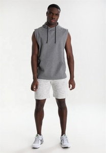 Débardeur de fitness pour hommes, vêtements de sport, de course, d'entraînement, de musculation, débardeur à capuche sans manches - Product Image 4