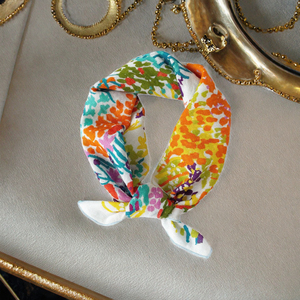 Top Quality Summer Luxury Women's Twill Cotton Neckerchief 58*58 Printed Design <b>Scarf</b> for Head & Hair Tie Fabric Ribbon <b>Scarf</b> - Product Image 2