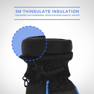 Gants de ski d'hiver personnalisés gants de snowboard imperméables et coupe-vent doublure thermique gants de neige à doigts complets coque souple - Product Image 5