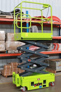 Certification sûre Plate-forme de travail aérienne extérieure automatique 300kg 6m élévateur à ciseaux hydraulique pour piétons moteur d'empilage électrique - Product Image 4