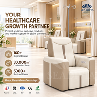 Fauteuil inclinable médical multifonctionnel réglable SEADIVIA, fauteuil inclinable électrique de qualité médicale avec poteau pour perfusion intraveineuse