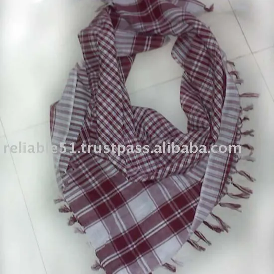 YASHMAGH / Arabian Scarf / Arabic Shemagh / Keffiyeh scarf