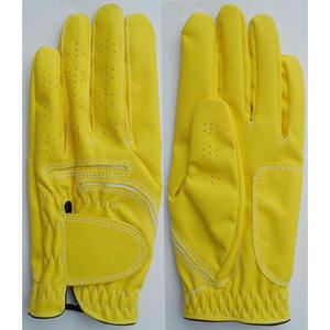 2025 Latest Style Custom Logo And Design Cabretta Leather Sports Golf Gloves Best Selling Breathable <b>Top</b> Quality Golf Gloves - Product Image 2