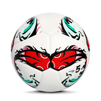 Ballon de football de taille 5 en cuir PU, cousu à la machine, avec logo personnalisé imprimé numériquement, photo, thermocollé, haute qualité, futsal