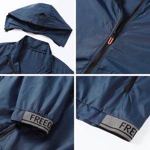 Chaqueta Softshell de invierno personalizada para hombre, estilo callejero, nuevo cuello levantado, a prueba de viento, impermeable, Reversible, ecológica, 380g - Product Image 3