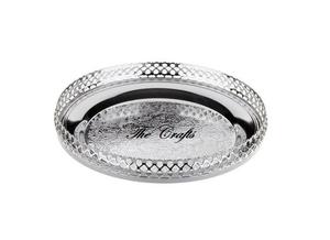 Plateau de service alimentaire en acier inoxydable de couleur argent, de haute qualité, taille et forme personnalisées, facile à nettoyer, qualité supérieure, abordable - Product Image 4