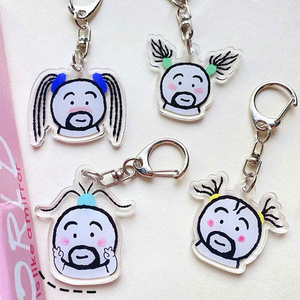 พวงกุญแจไมกา ตัวละครแปลกใหม่ ไม่ซ้ำใคร ตลก ของที่ระลึกสไตล์วินเทจ ผลิตในเวียดนาม ของตกแต่ง - Product Image 4