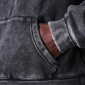 Sudadera con Capucha Oversize Estilo Urbano |   Sudadera con Capucha Unisex con Logotipo Personalizado al por Mayor, Sudadera con Capucha de Forro Polar Cálido para Invierno - Product Image 2