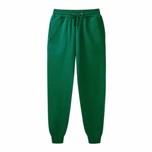 กางเกงกีฬาวิ่งผ้าฟลีซสำหรับผู้ชายกางเกงสีทึบระบายอากาศได้ดี - Product Image 6