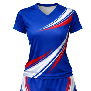 Conjunto de Uniforme de Voleibol Unisex para Adultos, Material de Poliéster Cómodo, Mangas con Cuello, Impresión Digital Personalizada, Tela de 280g - Product Image 5