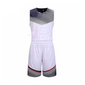 Nouvel arrivage d'uniformes de basket-ball de haute qualité Nouveau stock Ensembles respirants pour joueurs de grande taille - Product Image 1