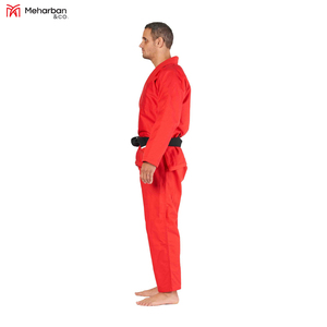 OEM Fabricante de peso ligero 100% algodón Karate Uniforme Nuevo Judo Trajes Estilo Precio al por mayor Artes marciales Desgaste - Product Image 4