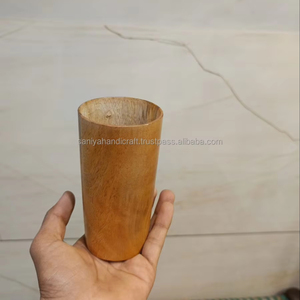 Premium Vintage Ins Style Drinkware Life Inc. Luxury <b>Wooden</b> Tea Cup Saucer for <b>Wine</b> Milk Hot Drinks Home Accessory Hot Sale - Product Image 1