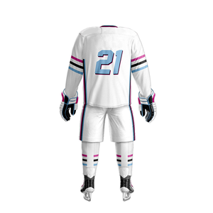 Tenue de hockey sur glace pour adulte sur mesure, 100% polyester, meilleurs ensembles de matériaux - Product Image 6